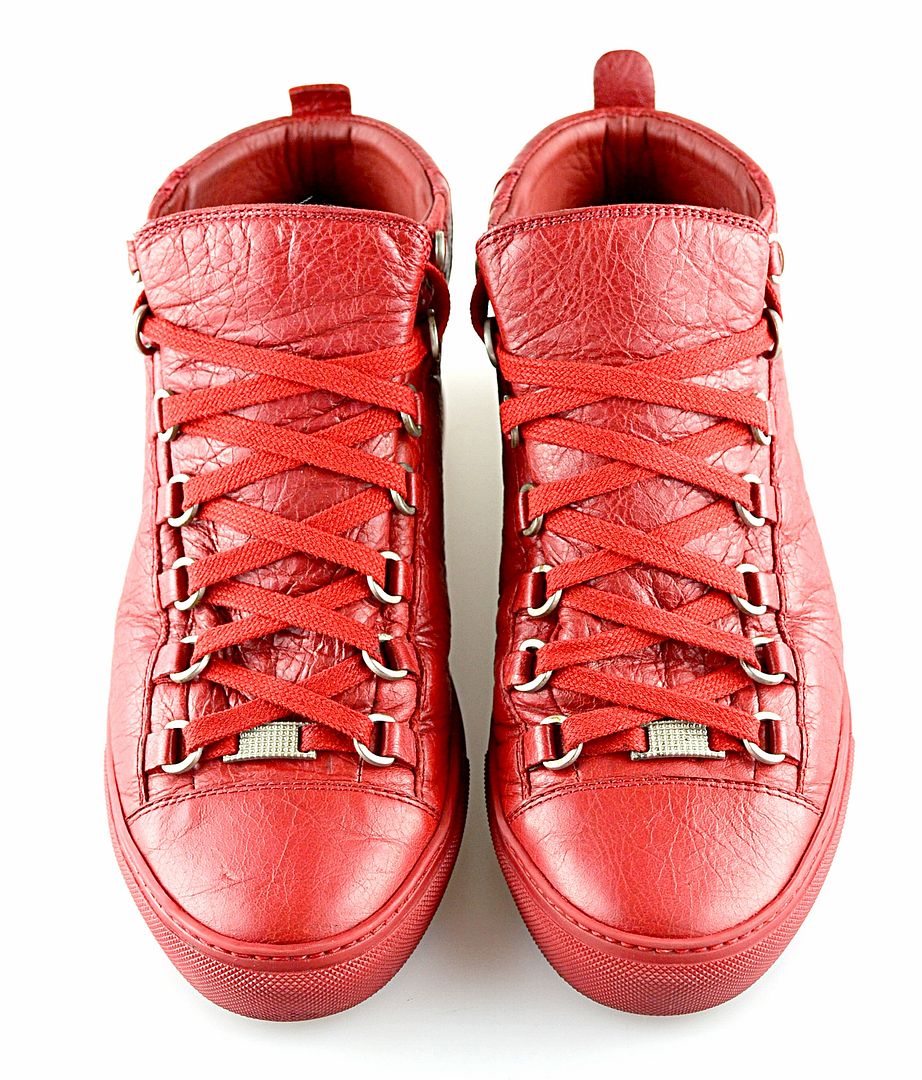 men's red balenciaga shoes